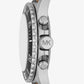 Oversized Everest Silver-Tone and Leather Watch