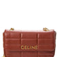 CELINE Monochrome Quilted Leather Shoulder Bag