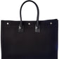 Saint Laurent Noe Rive Gauche Canvas & Leather Tote