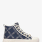 Evy Empire Logo Jacquard High-Top Sneaker