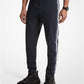 Logo Tape Cotton Blend Joggers