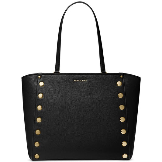 Extra-Large Holly Studded Top Zip Grab Tote