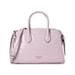 Knott Croc Embossed Leather Medium Zip Top Satchel