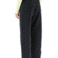 Marc Jacobs Monogram Patterned Straight Leg Jeans