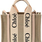 Chloé Woody Small Canvas & Leather Tote