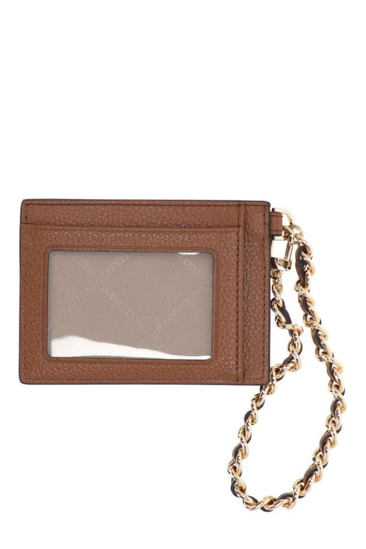 Michael Michael Kors Logo Plaque Chained Small Cardholder