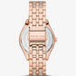 Harlowe Pavé Rose Gold-Tone Watch