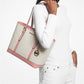 Jet Set Travel Small Logo Top-Zip Tote Bag