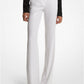 Haylee Sequin Embroidered Flared Trousers