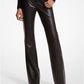 Plongé Leather Flared Pants