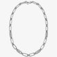 Precious Metal-Plated Brass Chain Link Necklace