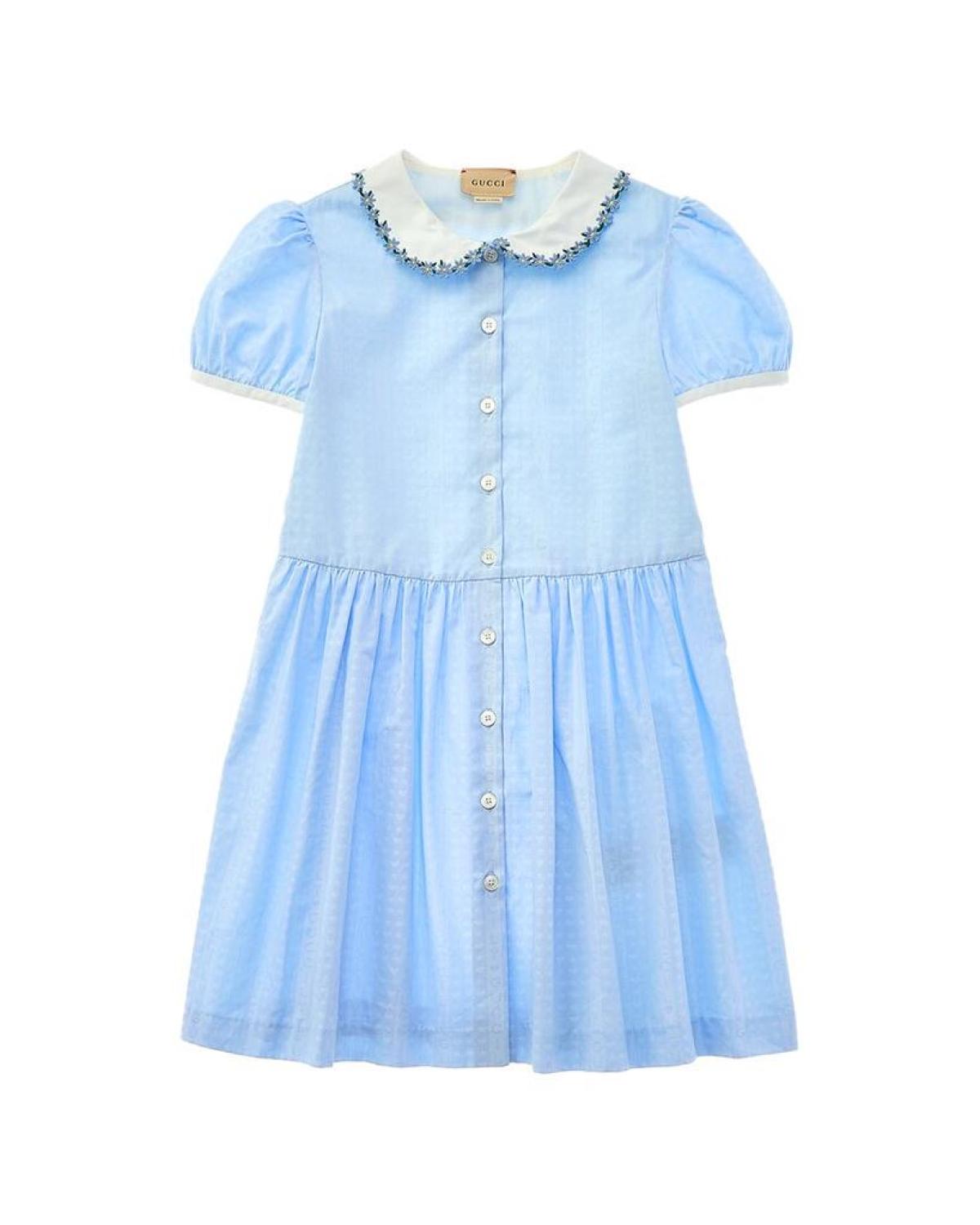 Gucci Guccily Stripe Poplin Dress