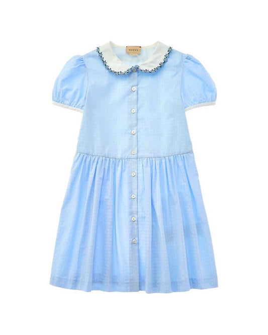 Gucci Guccily Stripe Poplin Dress