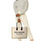Saint Laurent Noe Rive Gauche Canvas & Leather Tote