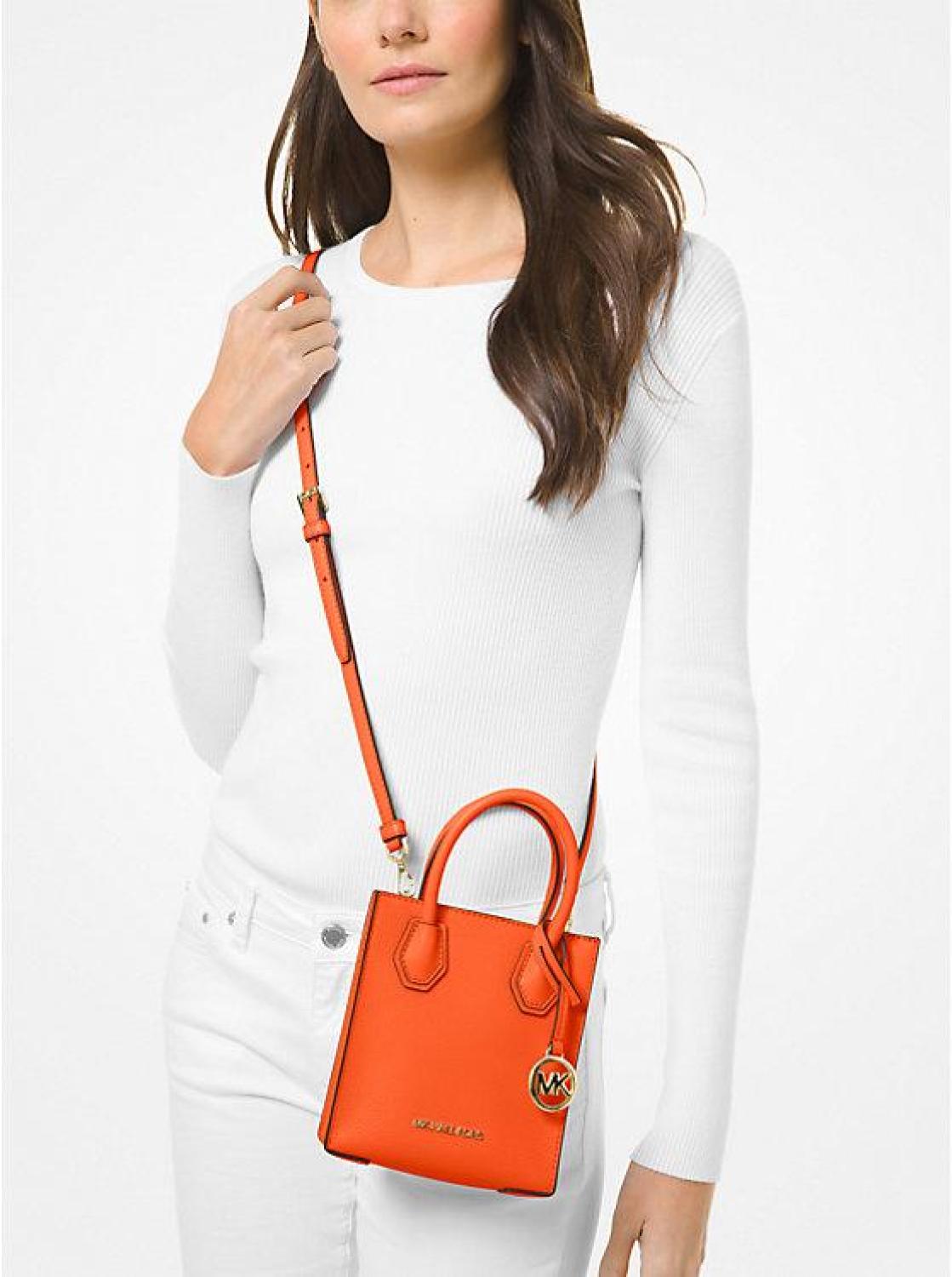 Mercer Extra-Small Pebbled Leather Crossbody Bag