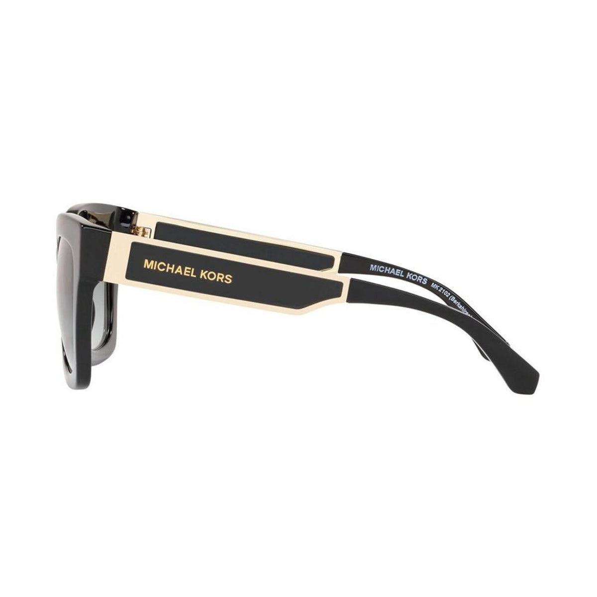 Michael Kors Berkshire MK2102 Square Sunglasses Black White Logo Sunglasses Michael Kors Berkshires MK 2102 (300511) MK2102  main image 3
