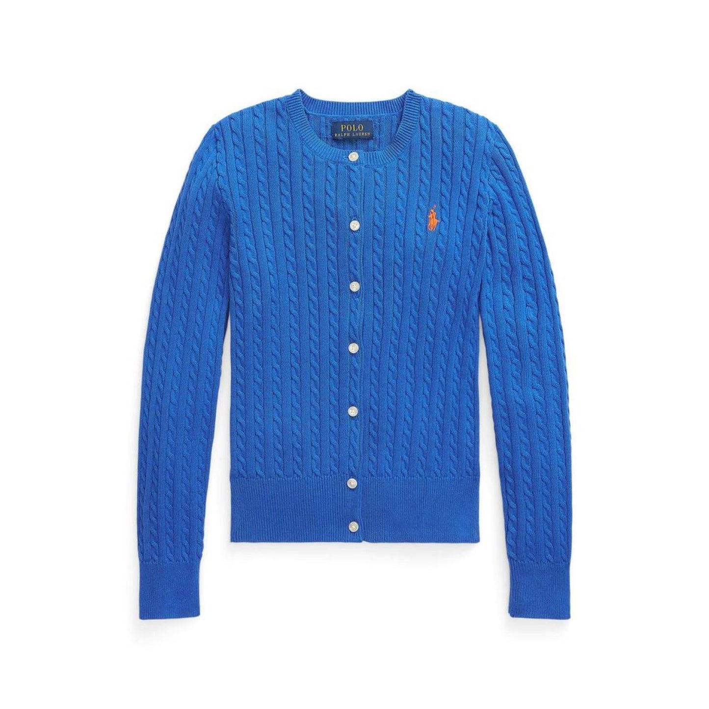 Mini-Cable Cotton Cardigan (Big Kids)