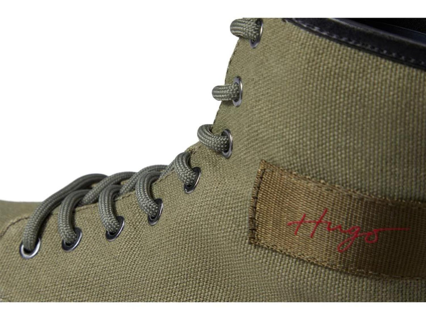 Ryan Canvas Lace-Up Boots