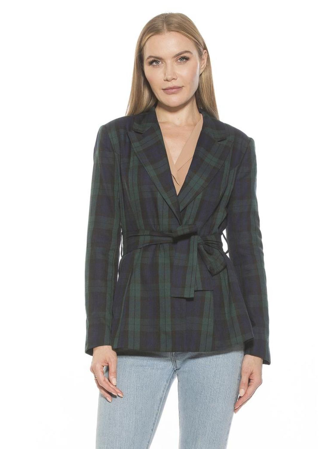 Olya Plaid Blazer
