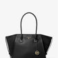 Avril Extra-Large Leather Top-Zip Tote Bag