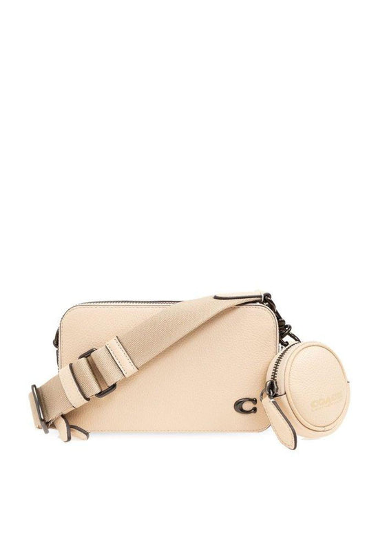 Coach Charter Logo Plaque Messenger Bag