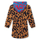The Marc Jacobs Kids Cheetah Printed Drawstring Hooded Dress