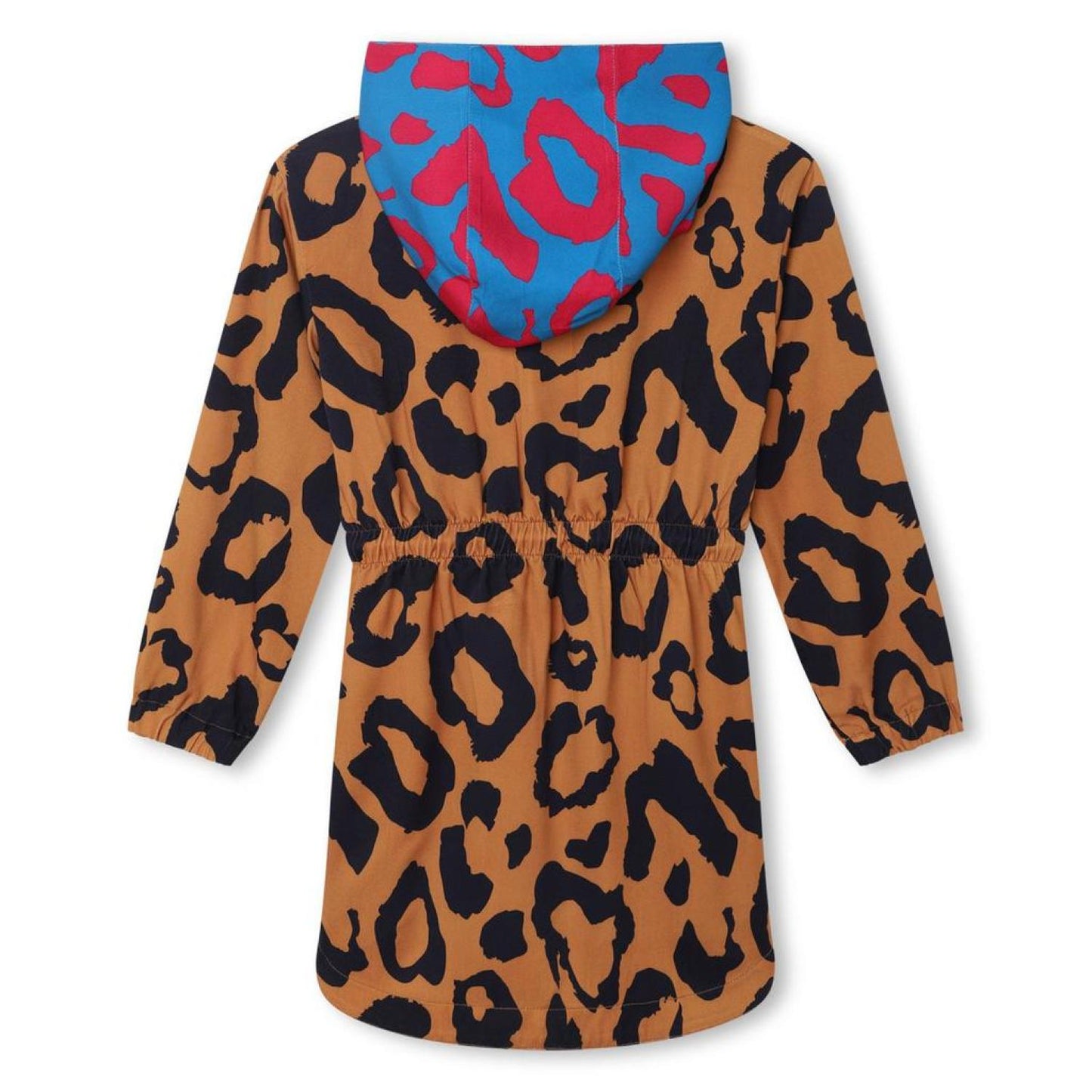 The Marc Jacobs Kids Cheetah Printed Drawstring Hooded Dress
