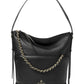 Michael Kors Reese MK Signature ebbled Leather Hobo Shoulder Bag