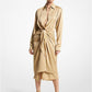 Charmeuse Sarong Shirtdress