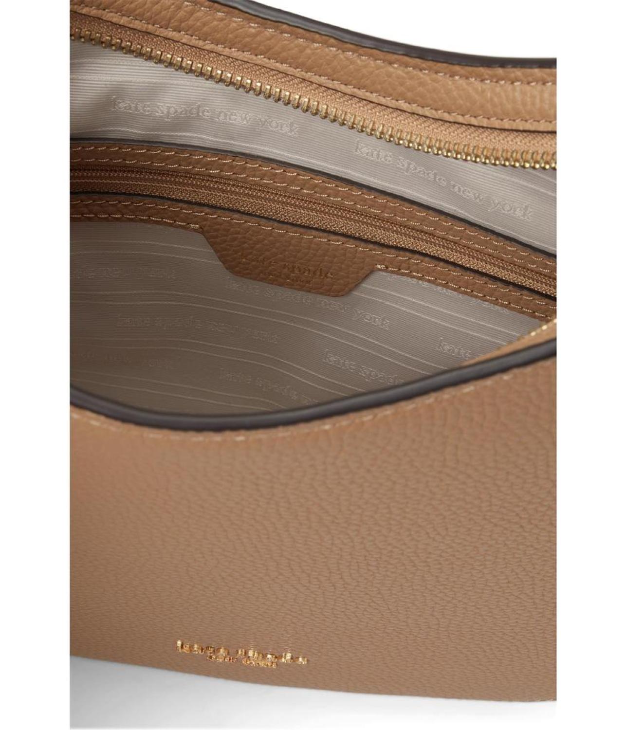 Roulette Pebbled Leather Medium Messenger