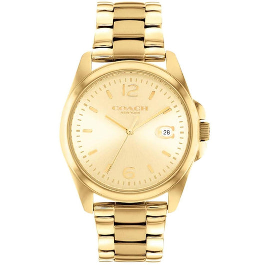 Coach Women's Greyson Gold Dial Watch