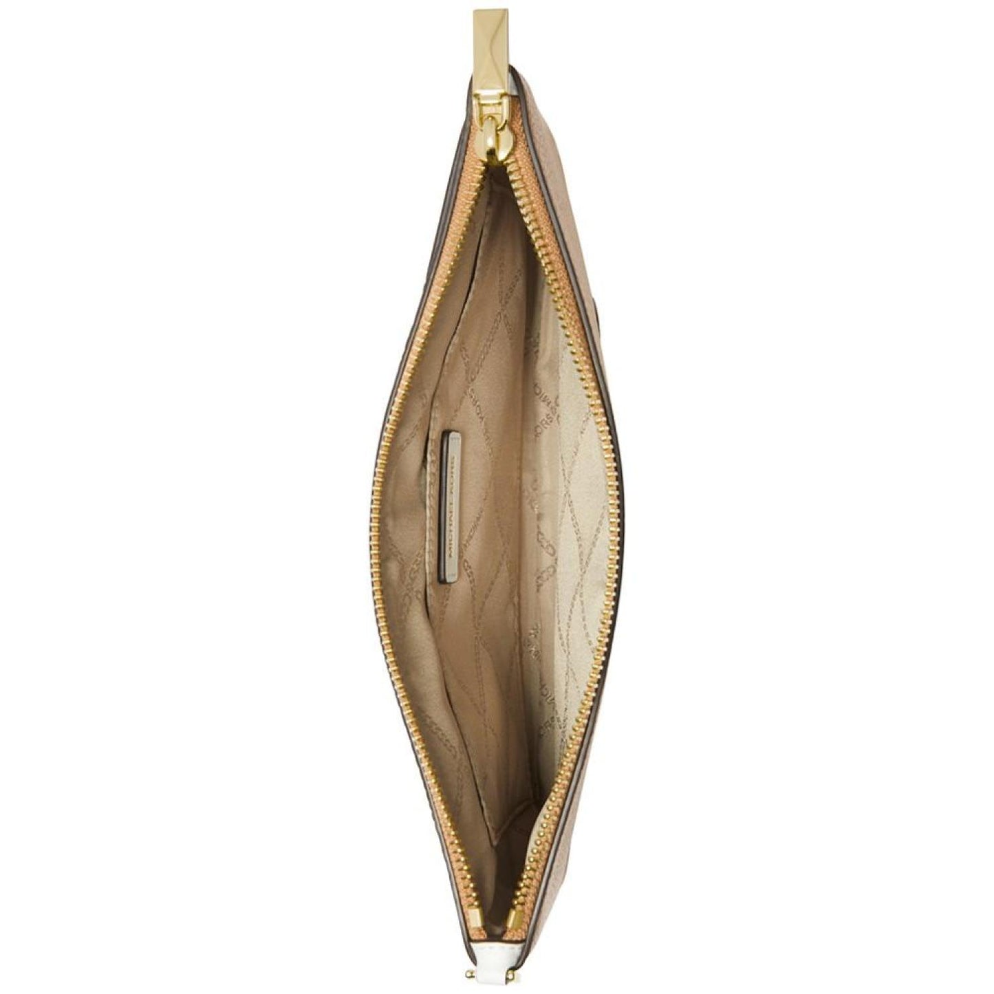 Jet Set Large Leather Top Zip Wristlet