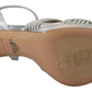 Prada Leather Sandals Ankle Strap Heels Women's Stiletto