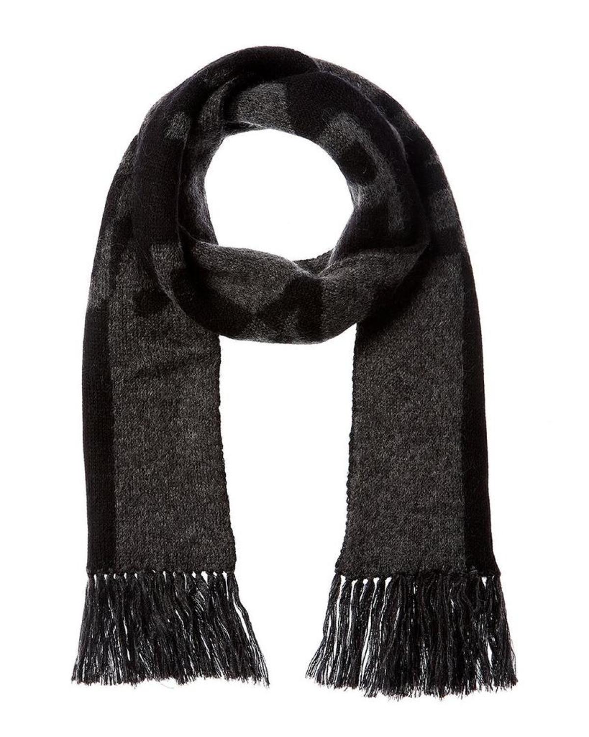 Saint Laurent Wool, Mohair & Alpaca-Blend Scarf