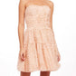 Cossette Dress In Peach Souffle