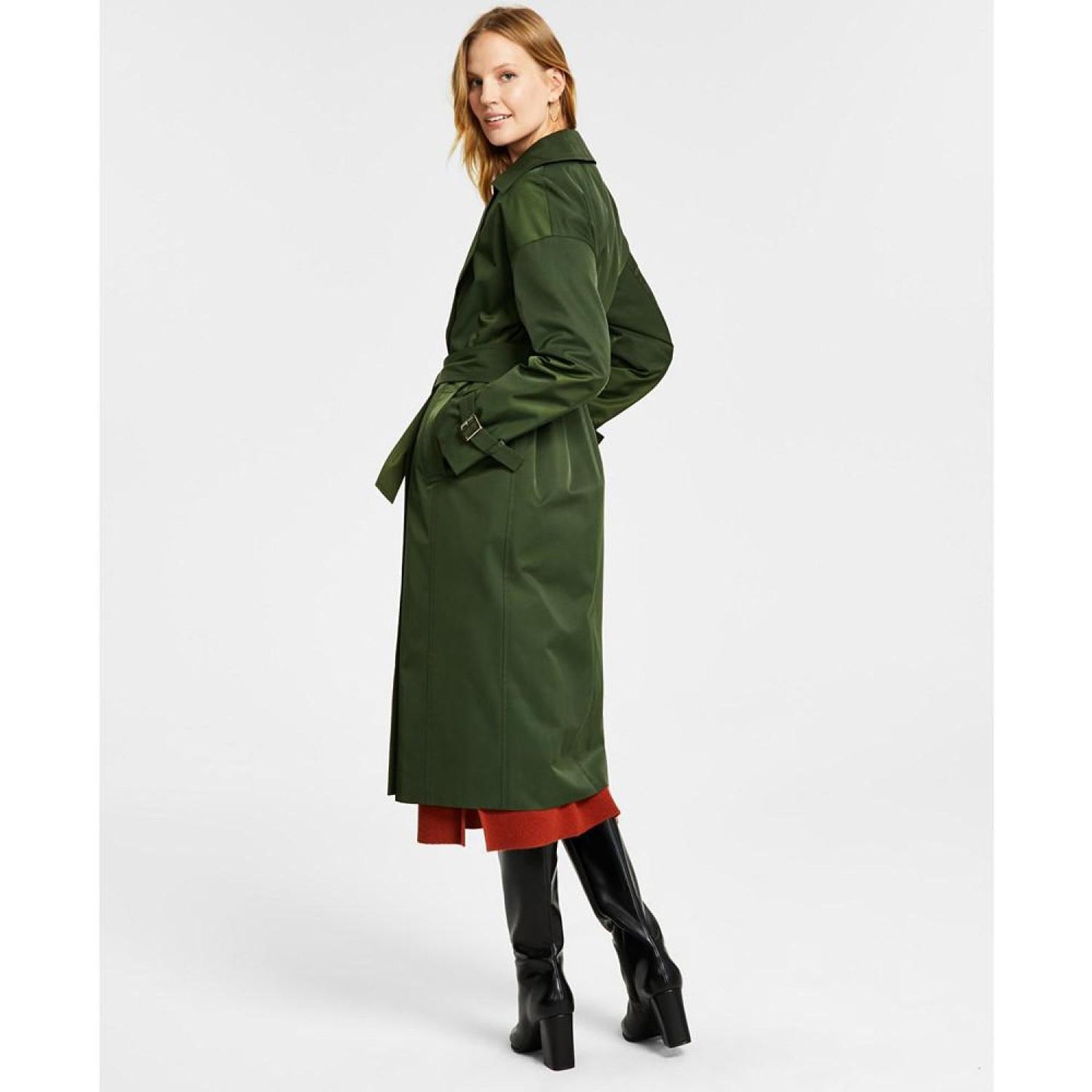 Women's Belted Trench Coat