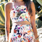 Bird Skirt Set In Bird Print