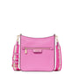 Hudson Pebbled Leather Messenger Crossbody