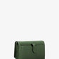 Jet Set Small Pebbled Leather Smartphone Convertible Crossbody Bag