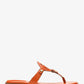 Aubrey Cutout Leather T-Strap Sandal