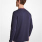 Logo Tape Cotton Crewneck Sweatshirt