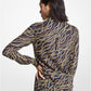 Status Print Georgette Blouse
