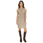 Women's Geo Twist Chain Mini Dress, Regular & Petite