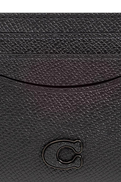 Coach Logo Plaque Card Case