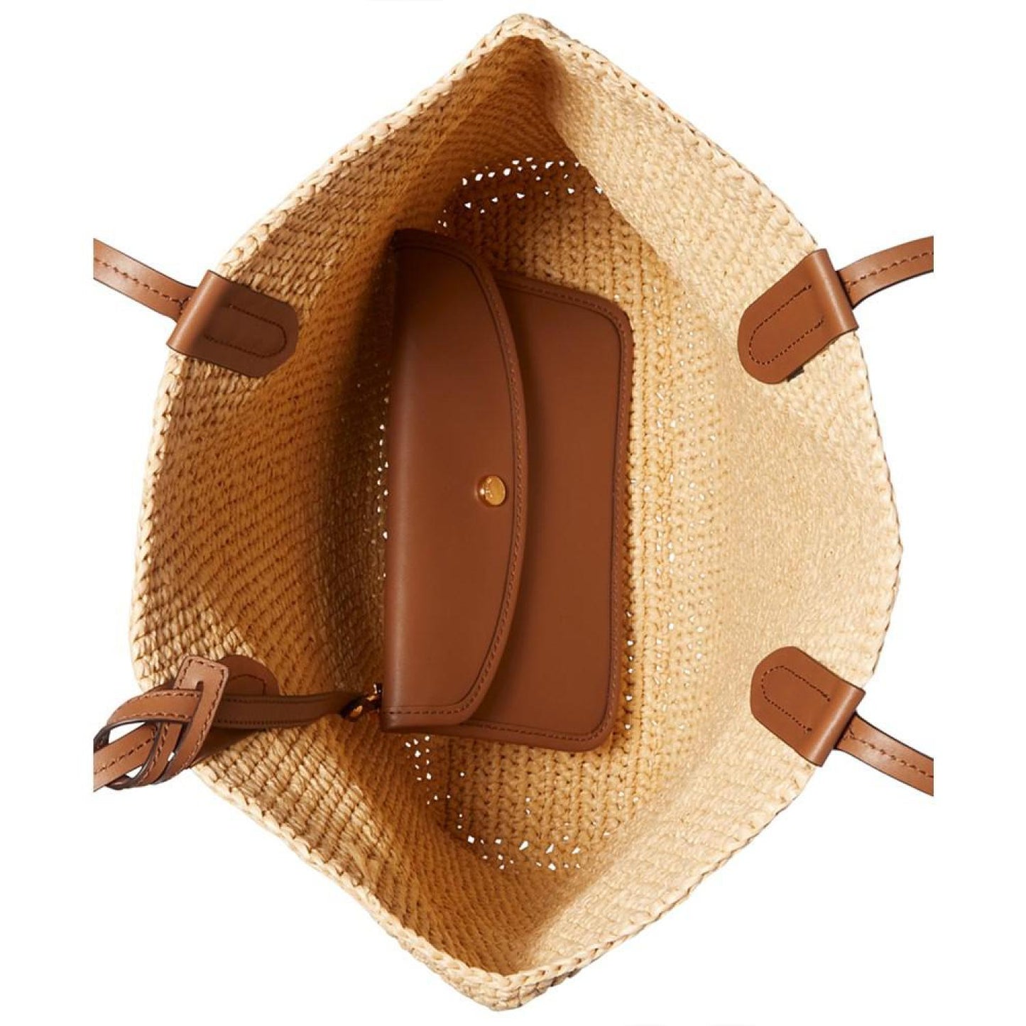 Eliza Medium North South Woven Tote