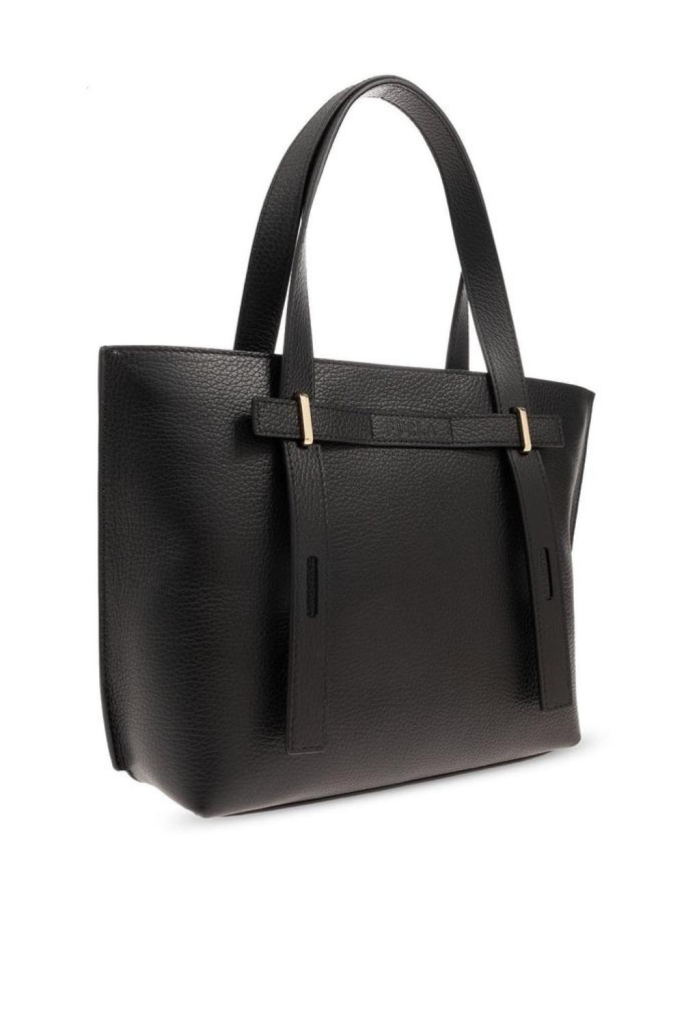 Furla Logo Embossed Giove Small Bag