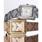 Women's Emery Quartz Three-Hand Black Empire Jacquard Watch 33mm