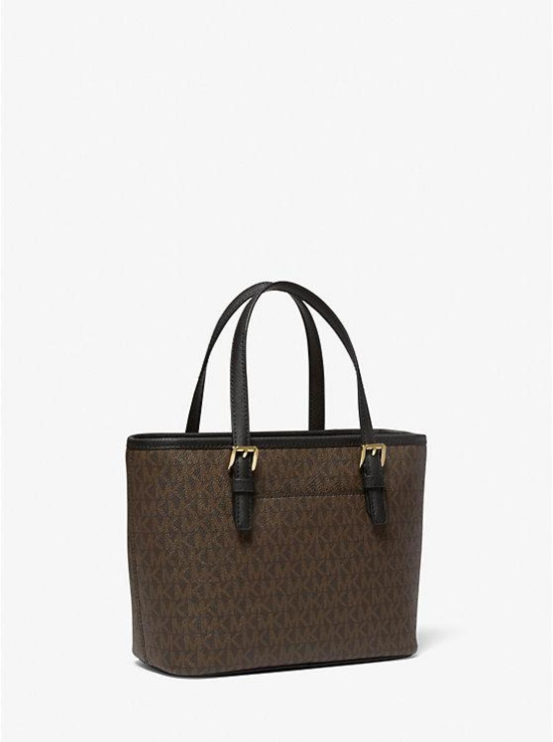 Jet Set Travel Extra-Small Logo Top-Zip Tote Bag
