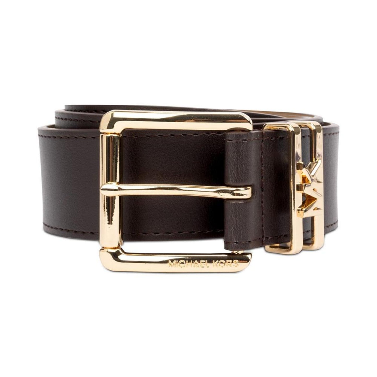 Women's Genuine Leather Logo Belt