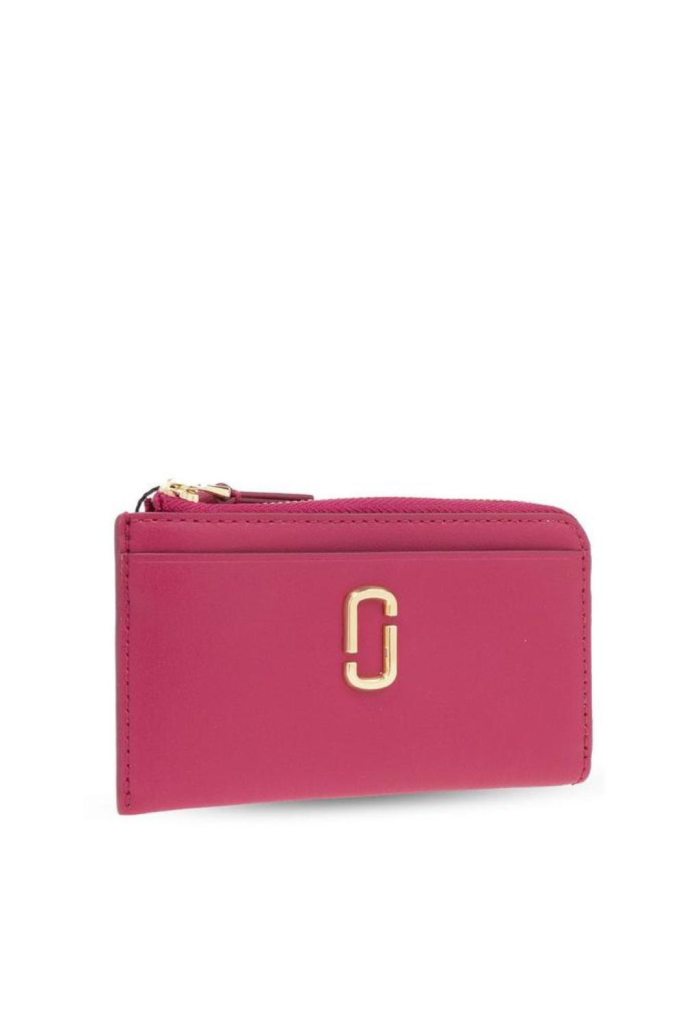 Marc Jacobs Logo Plaque Zip-Up Wallet